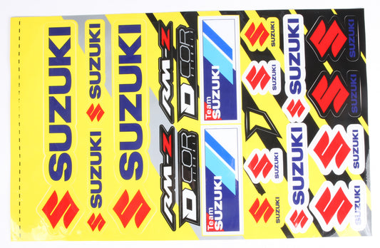 Suzuki Decal Sheet